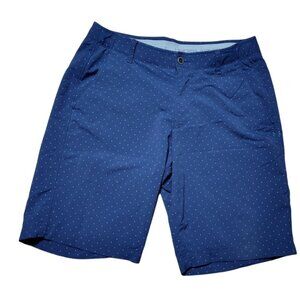 Under Armour Men's HeatGear Loose Golf Shorts 34 Navy‎ Polka Dot